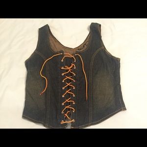 Women’s Lace Up Tank Top